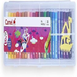 Camel Oil Pastels 25 Shades n 1N Scraping Tool Free